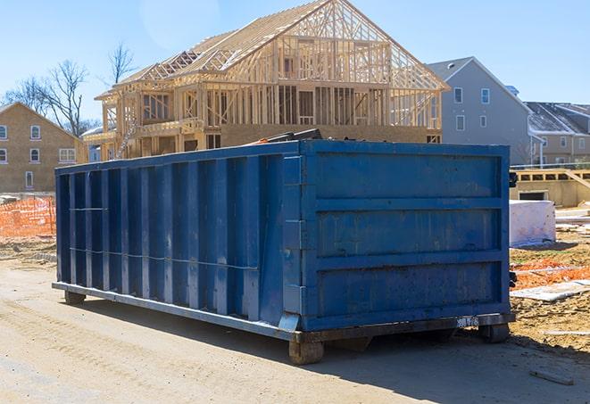 a day in the life of a residential dumpster full of discarded waste